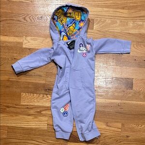 Nike Kids Lavender One Piece with Fun Graphics